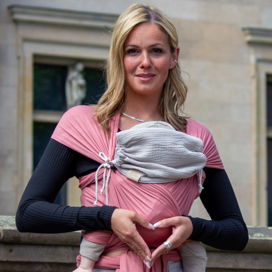 SimpleeBaby universelle Tragetuch Kopfstütze